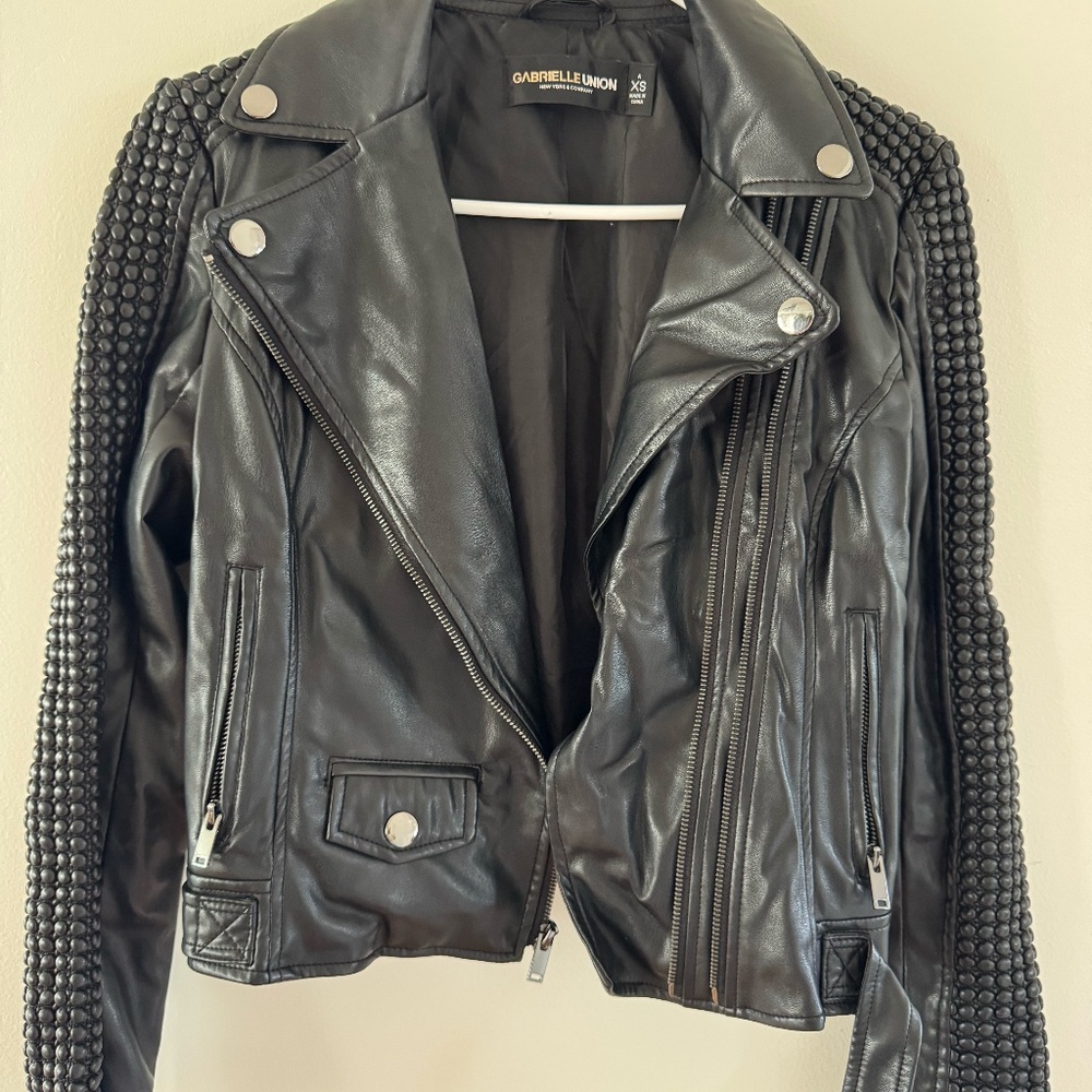 New York and company faux Moto jacket